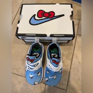 Hello Kitty Nike Presto toddler size 9c NEW